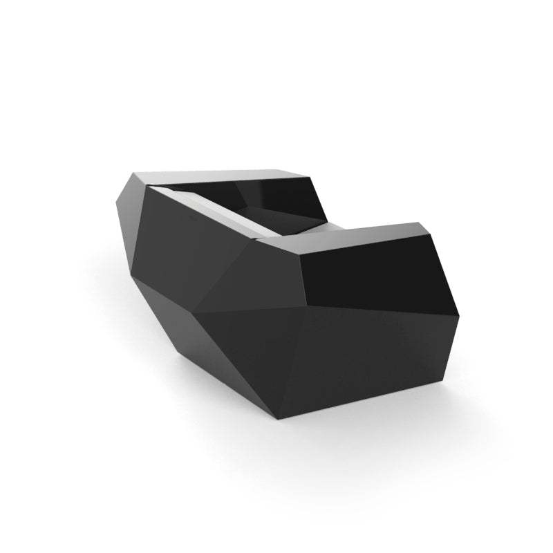 Fauteuil Faz Vondom Couleur structure Noir Collection Faz Cosy - 2
