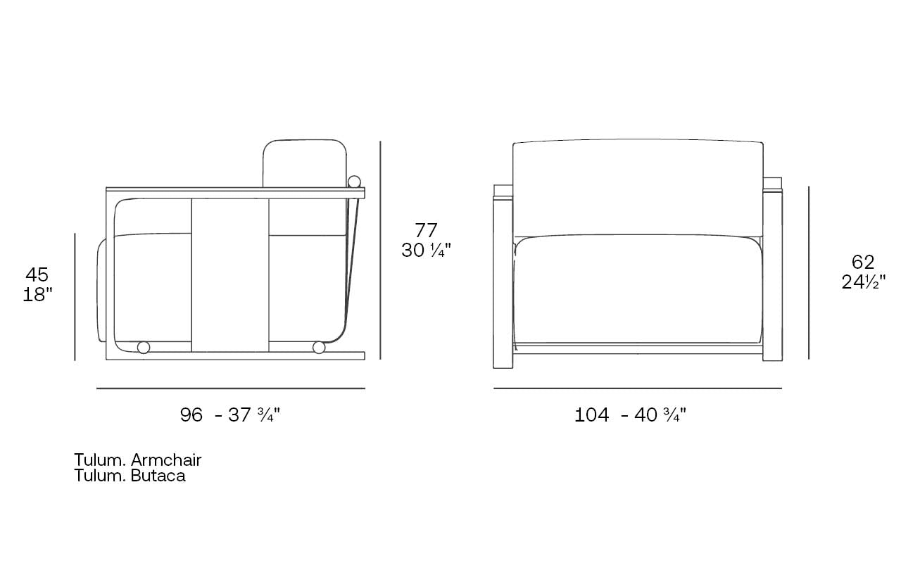 Fauteuil Jardin Collection Tulum Vondom