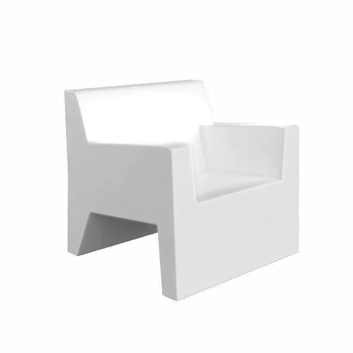 Fauteuil Collection Jut Vondom Finition Mate Couleur Blanc