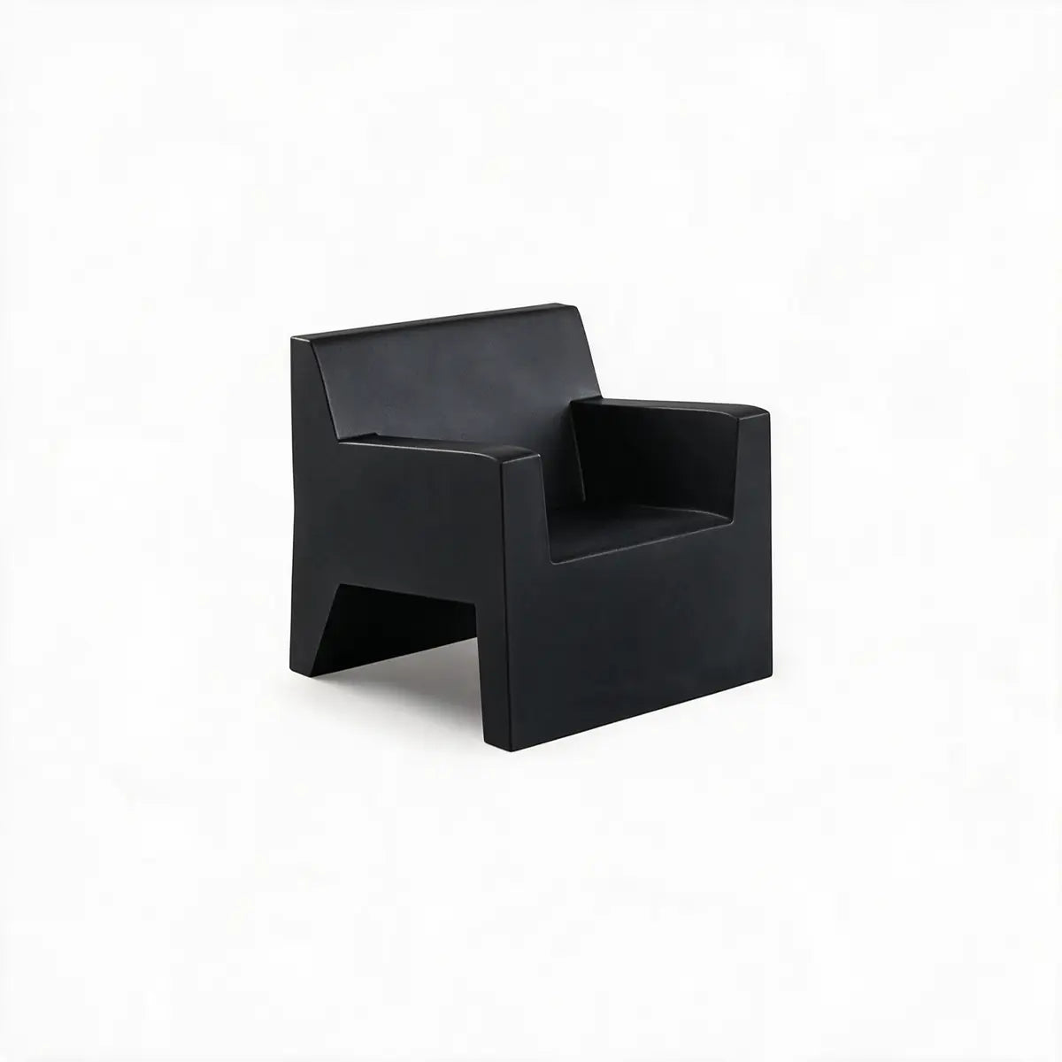 Fauteuil Collection Jut Vondom Finition Mate Couleur Noir
