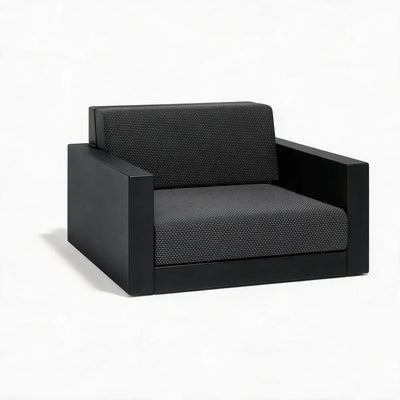 Fauteuil Jardin Très Bas Couleur structure Noir - Collection Pixel Vondom