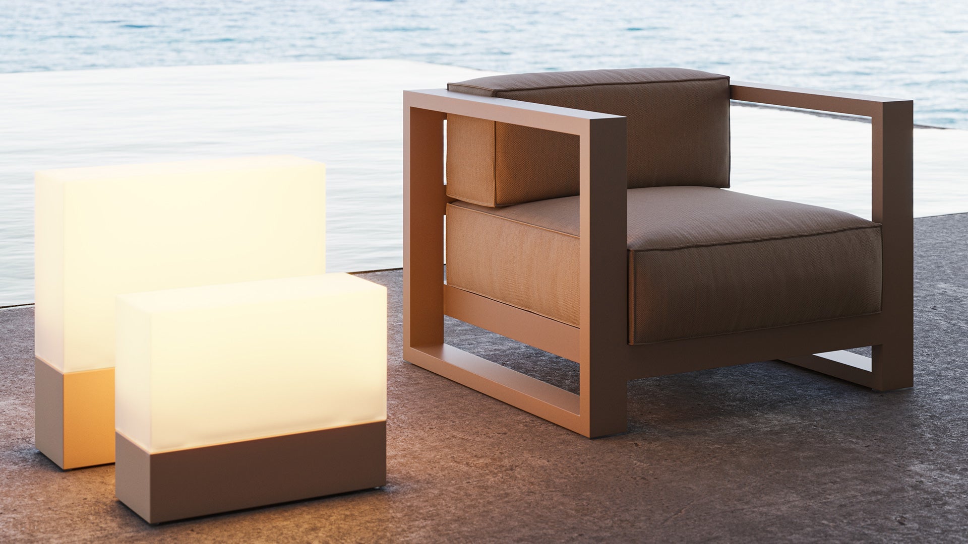 Fauteuil Relax Extérieur Aluminium - Collection Posidonia Vondom - 2