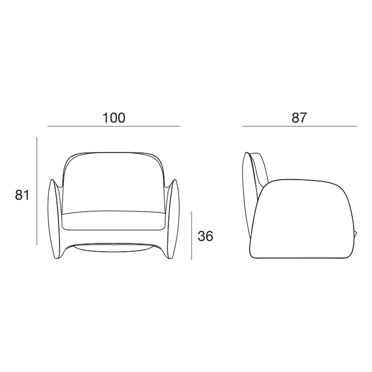 Fauteuils Lumineux Collection Pezzettina Vondom - 8
