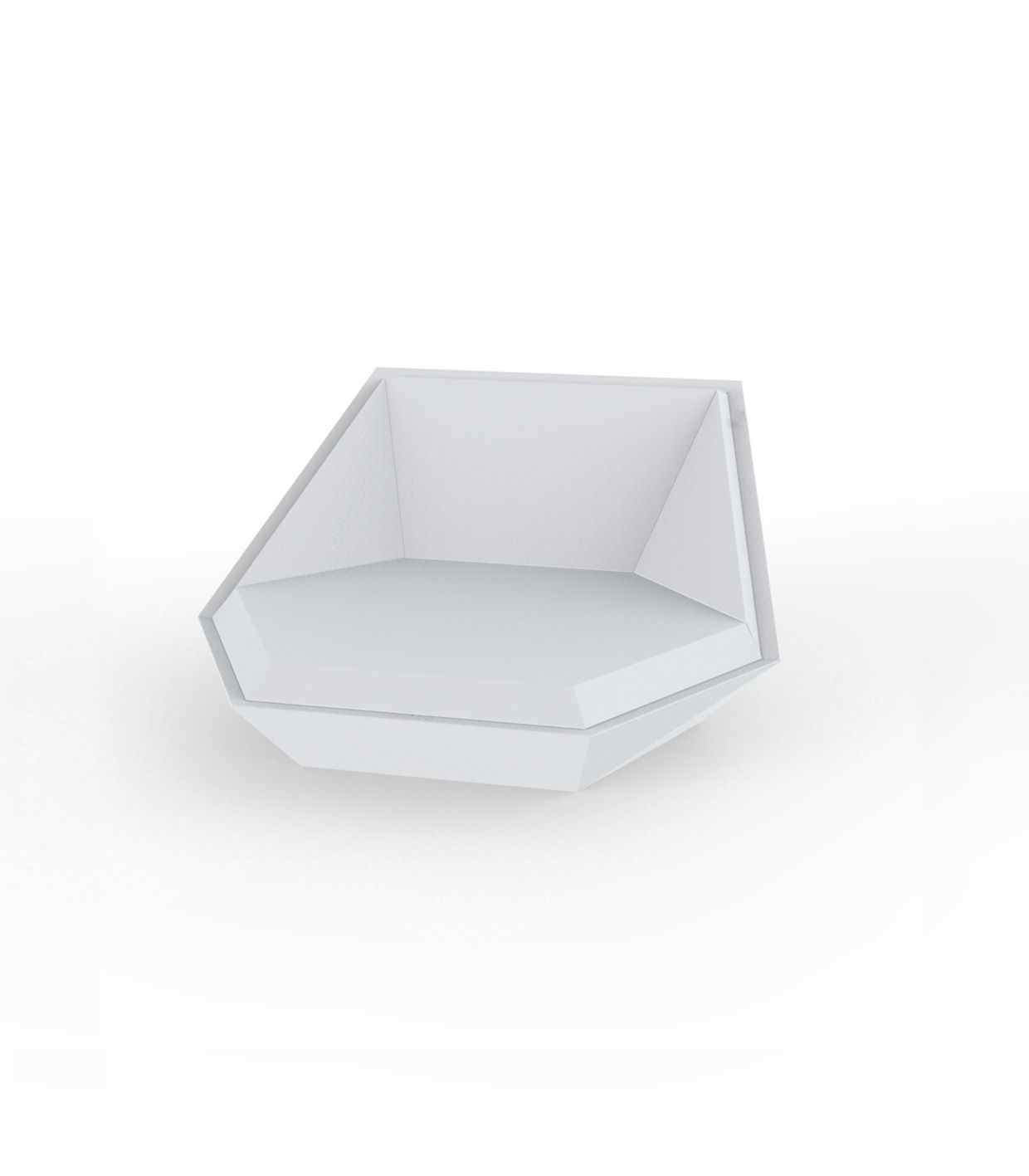 FAZ Daybed Vondom Finition structure Mate Couleur structure Blanc Collection Faz Cosy
