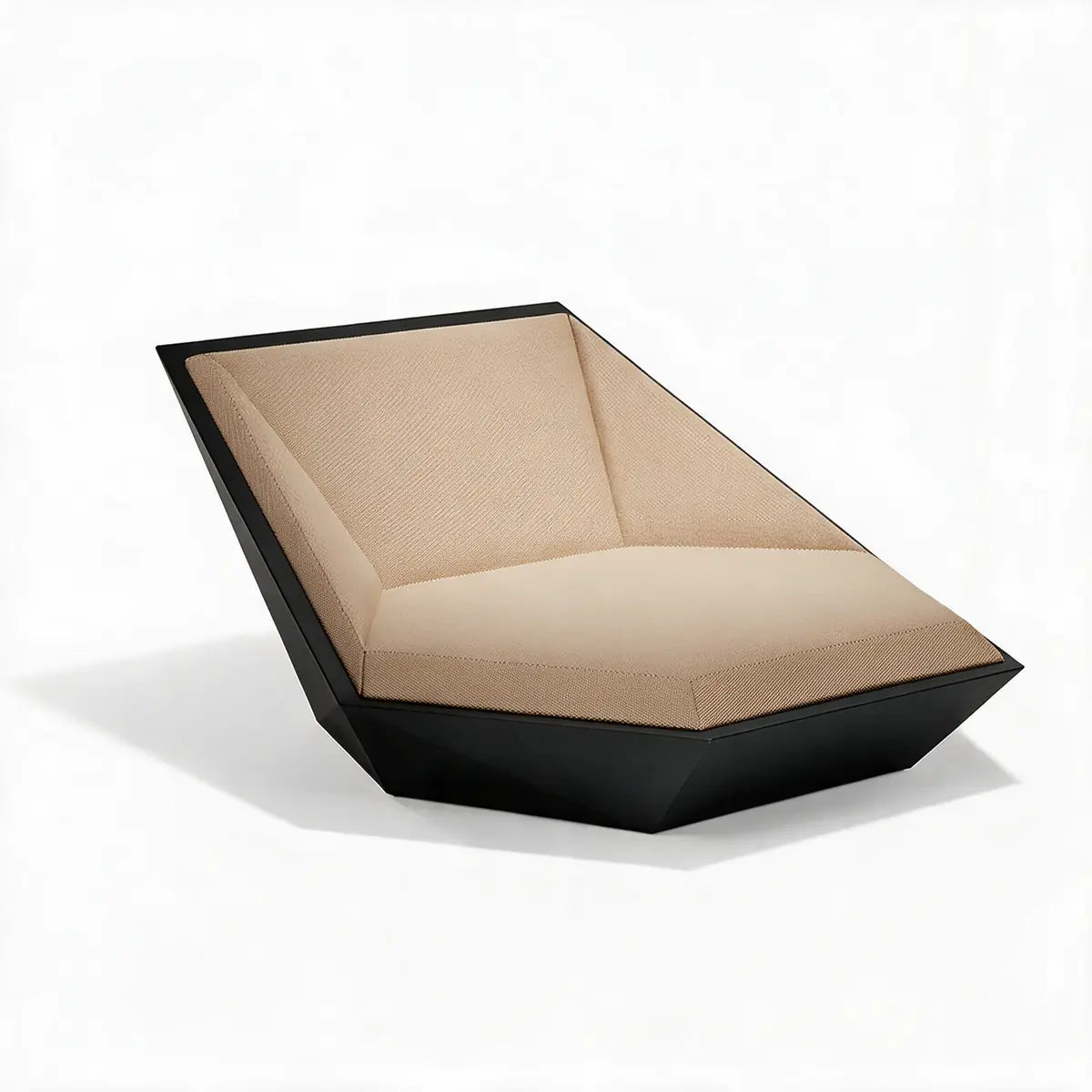 FAZ Daybed Vondom Finition structure Mate Couleur structure Noir Collection Faz Cosy