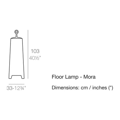 Dimension drawing Floor Lamp - Mora