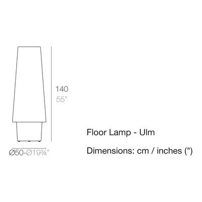 Dimension drawing Floor Lamp - Ulm