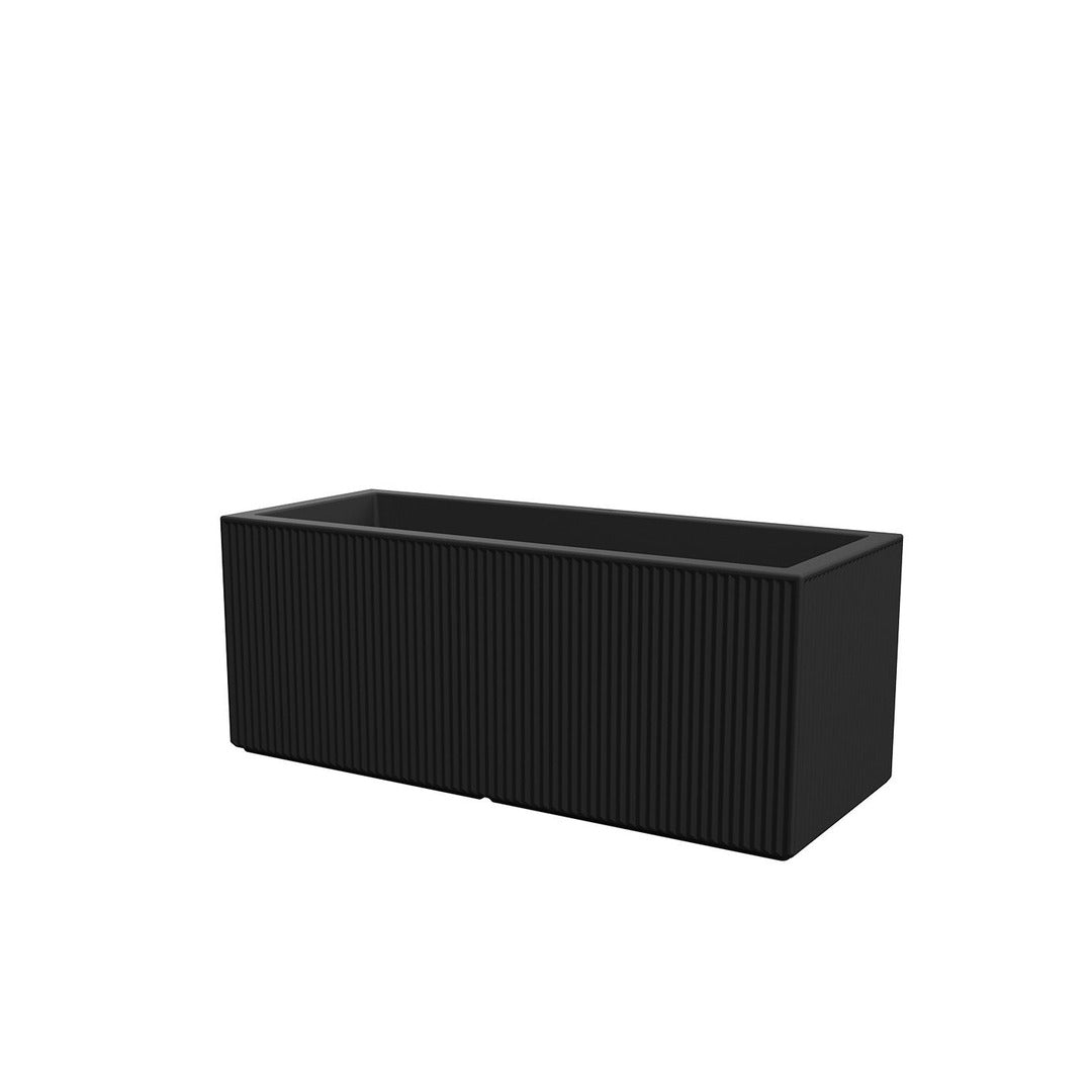 Jardinière - Gatsby basse 100x40x40 cm  Noir Vondom