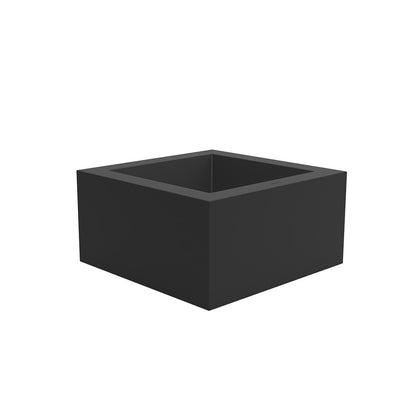 Jardinière LCollection and Vondom Taille 60x60x30 cm Finition Mate Couleur Noir