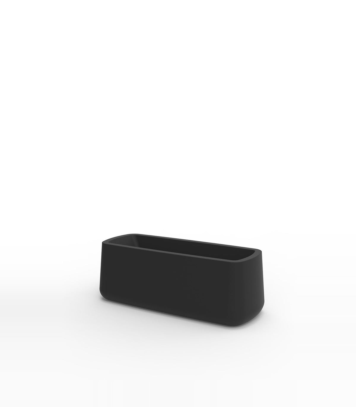 Jardinière - ULM 84x34x30 cm Mate Noir Vondom