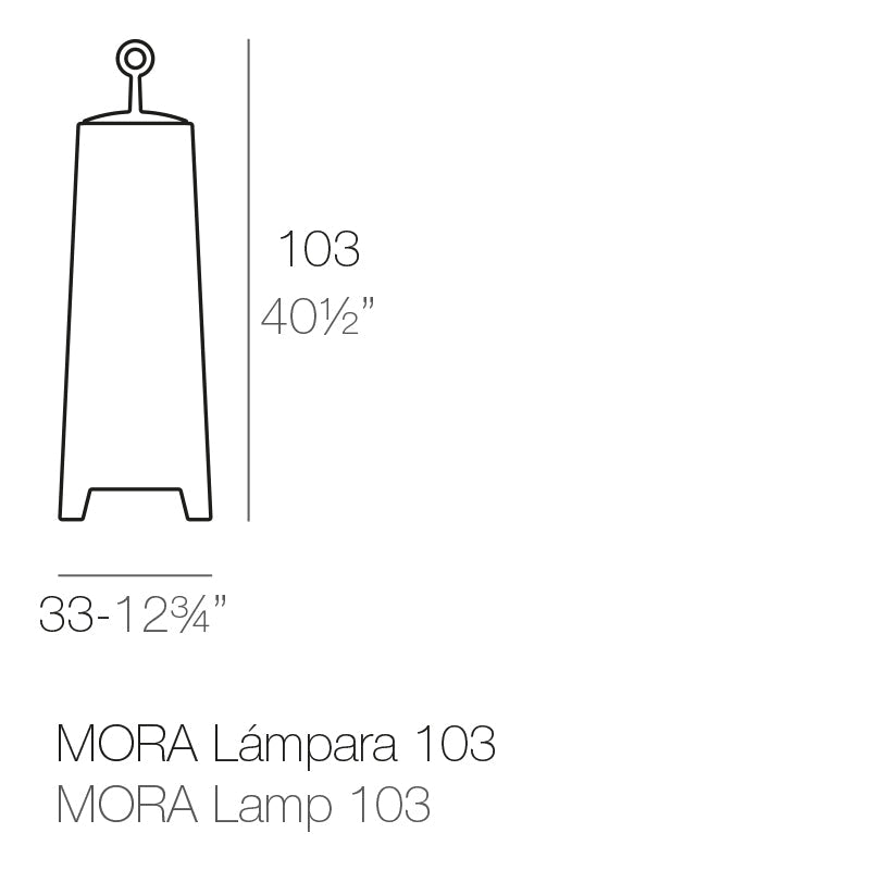 Lampe Mora d'Extérieur en Polyethylene Collection Noma Vondom - 10
