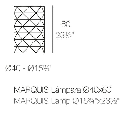 Lampes Collection Marquis à Poser par Terre Design Vondom - 10