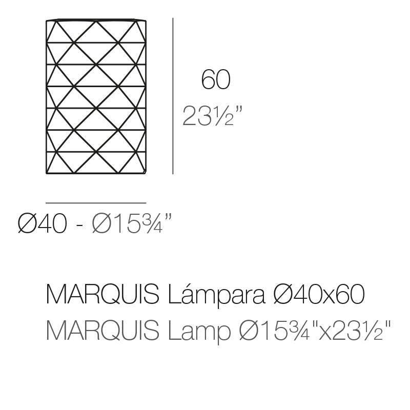 Lampes Collection Marquis à Poser par Terre Design Vondom - 10