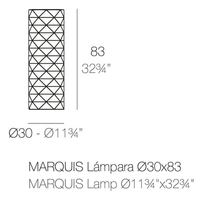 Lampes Collection Marquis à Poser par Terre Design Vondom - 11