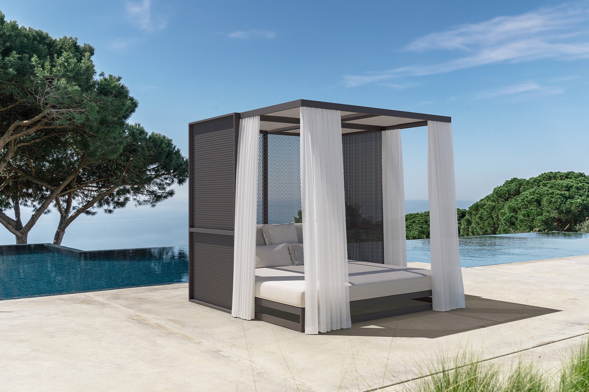 Lit Baldaquin d'Extérieur en Aluminium - Collection The Factory Vondom - 2