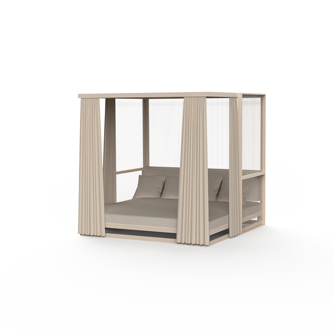 Lit Baldaquin d'Extérieur en Aluminium - Collection The Factory Vondom