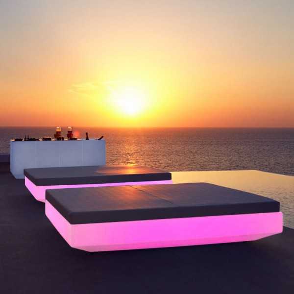 Lit de Jardin Carré Lumineux - Collection Vela Vondom - 2