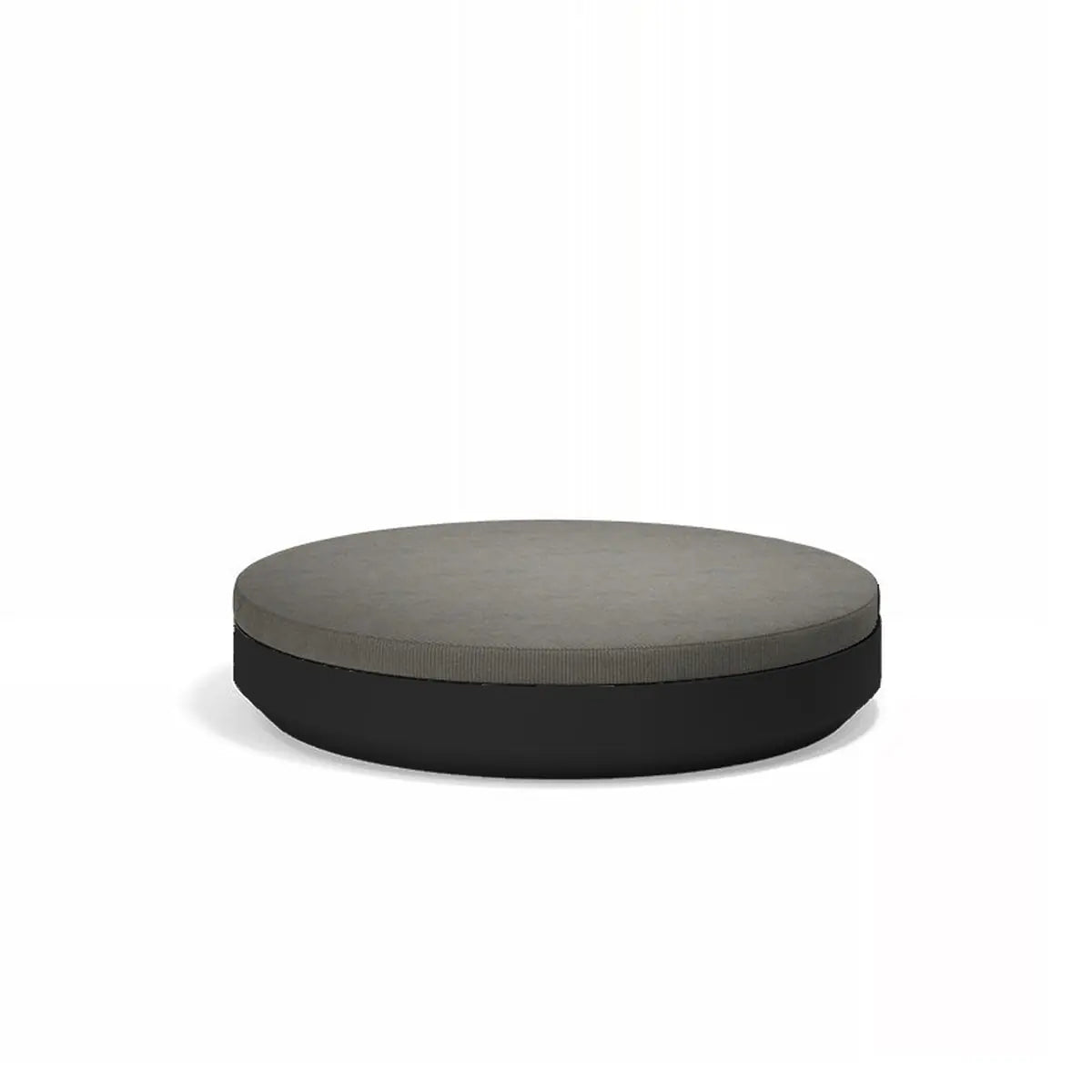 Lit de Jardin Rond Finition structure Mate Couleur structure Noir - Collection Vela Vondom