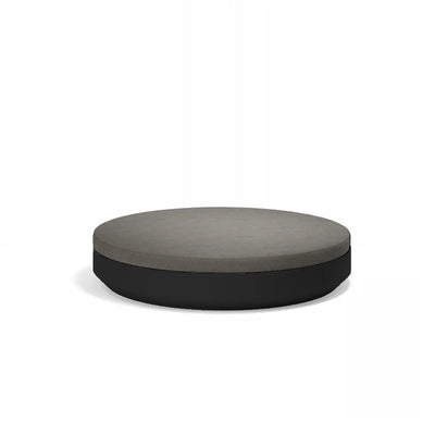 Lit de Jardin Rond Finition structure Mate Couleur structure Noir - Collection Vela Vondom