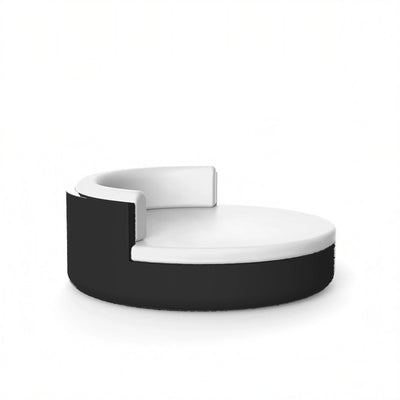 Lit de Piscine Rond Finition structure Mate Couleur structure Noir - Collection ULM Vondom