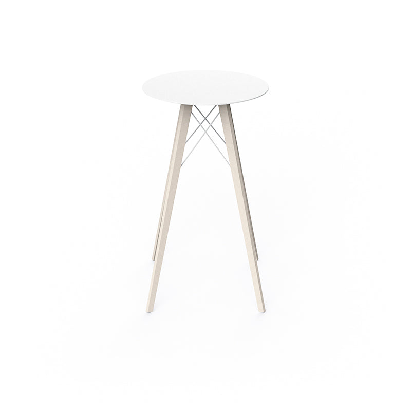 Mange Debout Blanc et Bois Rond - FAZ Collection Faz Wood Vondom - 5