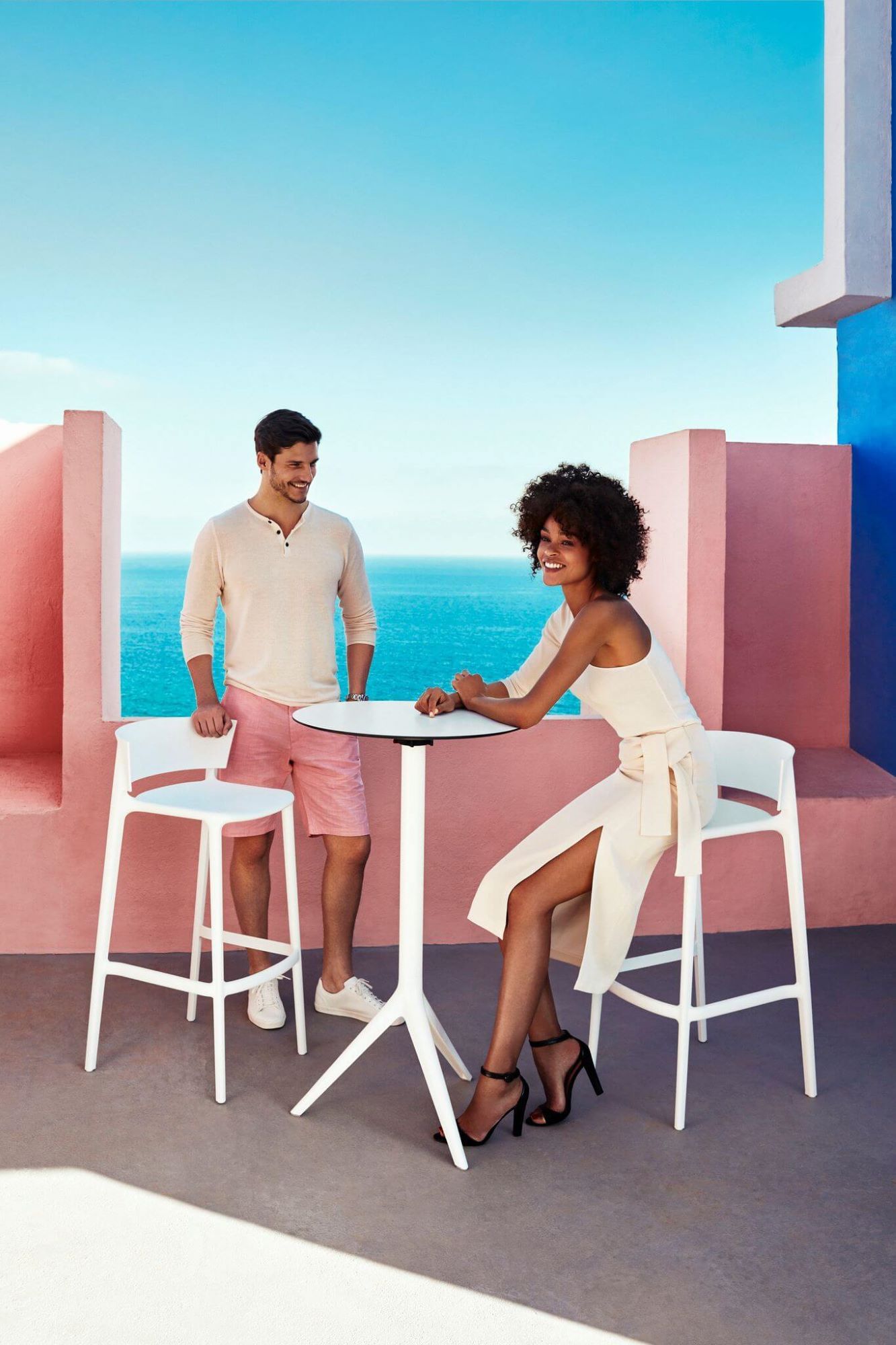 Mange Debout Blanc Extérieur - Collection Mari-Sol Vondom - 2