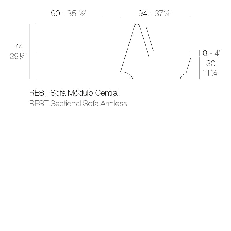 Module Central - Collection Rest Vondom - 2