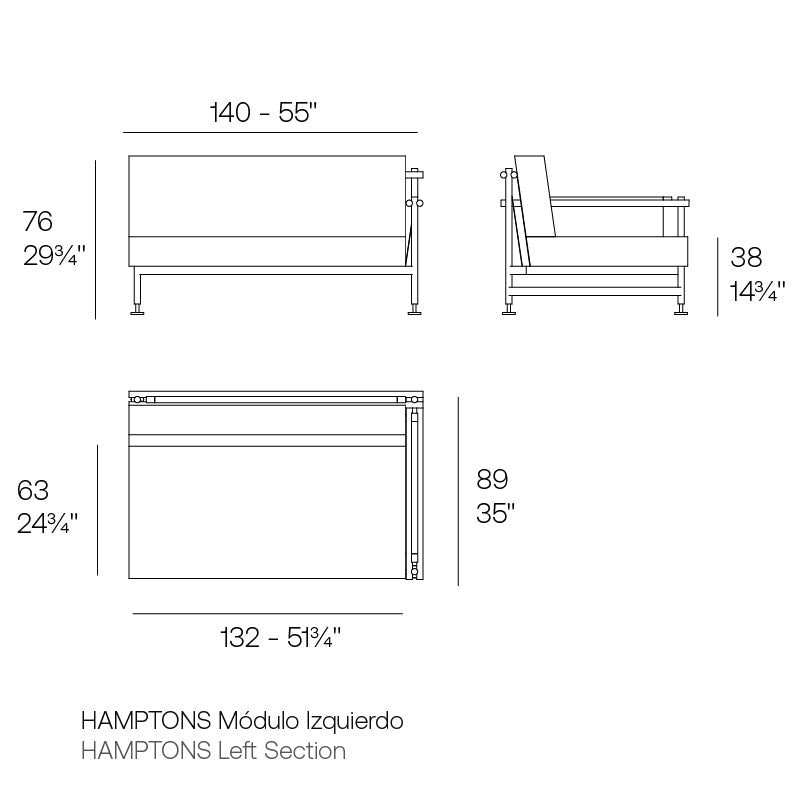 Module Gauche - Collection Hamptons Vondom - 2