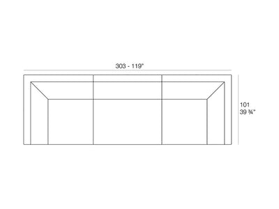 Plan Canapé Modulable - Pixel Canapé 3 places