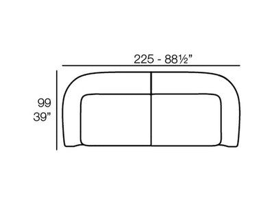 Plan Canapé Modulable - Suave Canapé 2 places