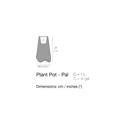 Dimension drawing Plant Pot - Pal