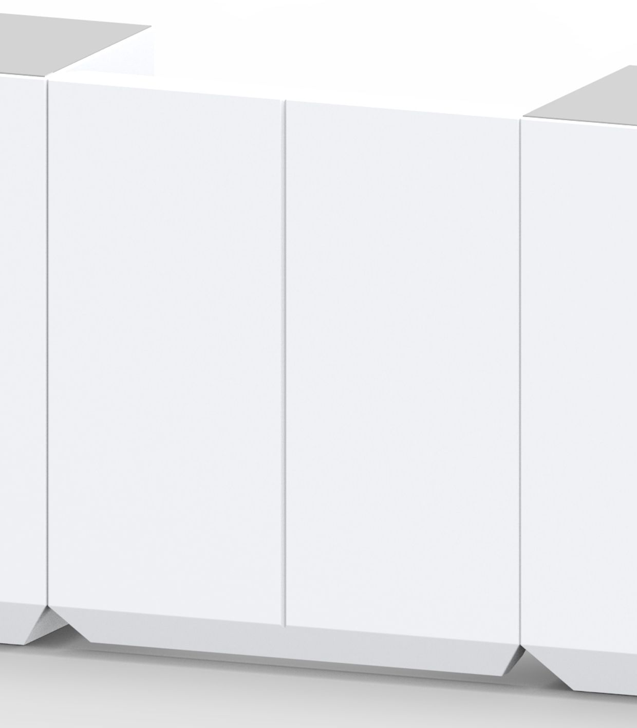 Porte Battante pour Comptoir de Bar Collection Vela Finition Mate Couleur Blanc Vondom