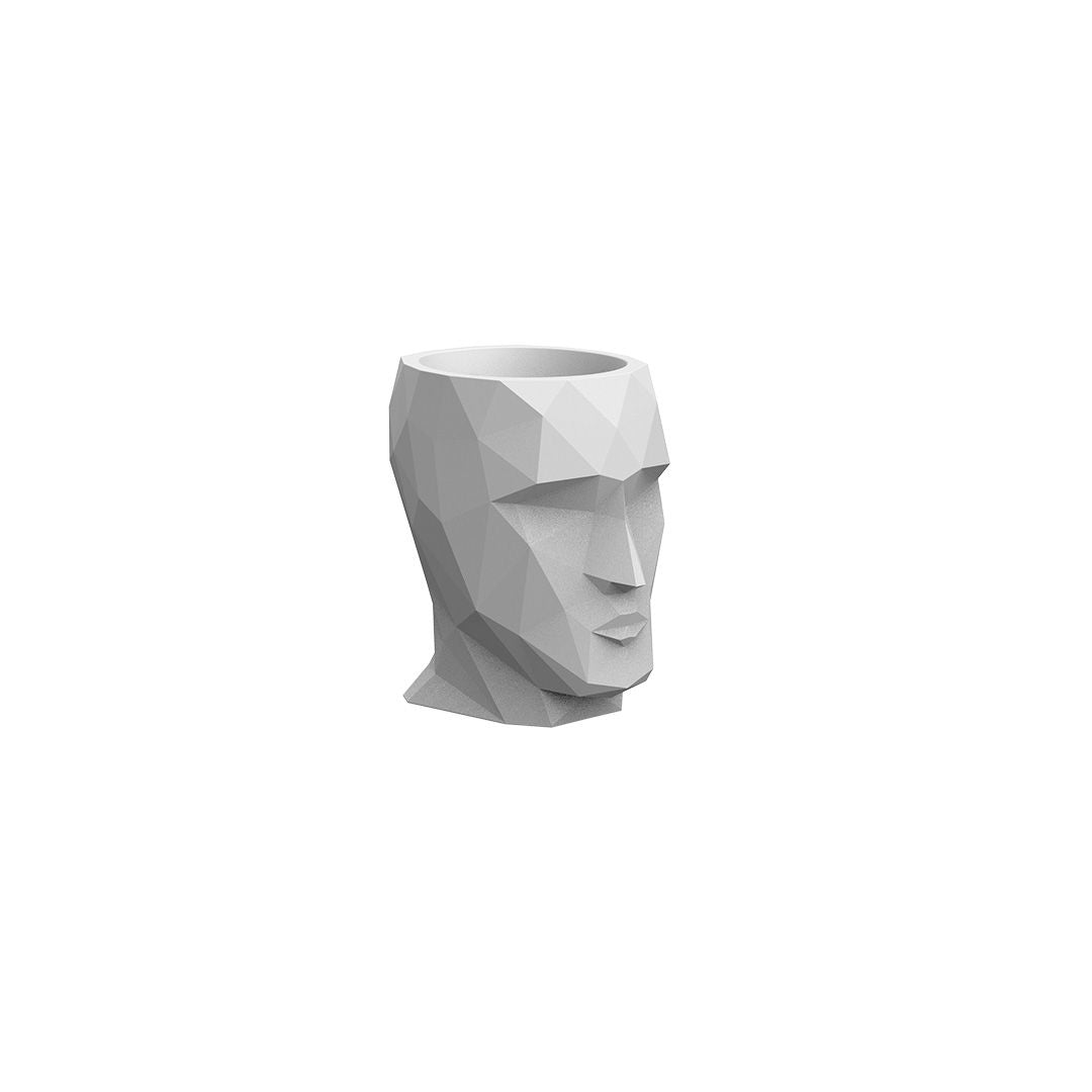 Pot de Fleurs Collection Adan Vondom Finition Mate Couleur Blanc