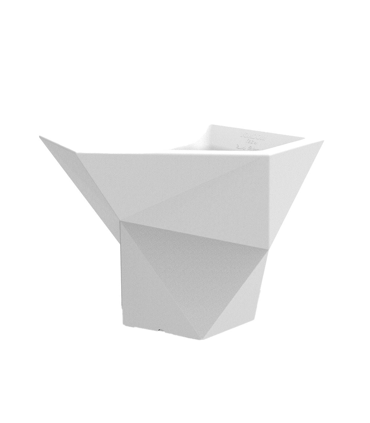 Pot de Fleurs Faz Ramón Esteve Finition Mate Couleur Blanc Collection Faz Cosy Vondom