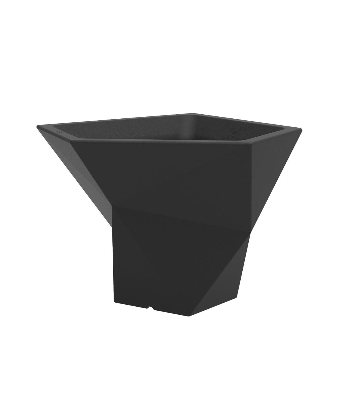 Pot de Fleurs Faz Ramón Esteve Finition Mate Couleur Noir Collection Faz Cosy Vondom