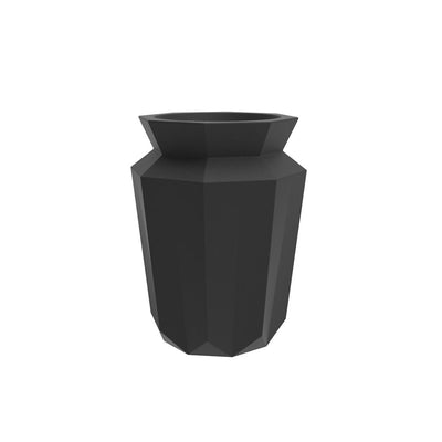 Pot de Fleurs Hasu Vondom Finition Mate Couleur Noir Collection Origami