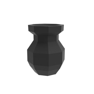 Pot de Fleurs Yuri Vondom Finition Mate Couleur Noir Collection Origami