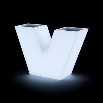 Pot - Uve LED Vondom, éclairé de l'intérieur sur fond noir