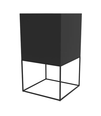 Pot Vela Vondom noir, 40x40x70 cm