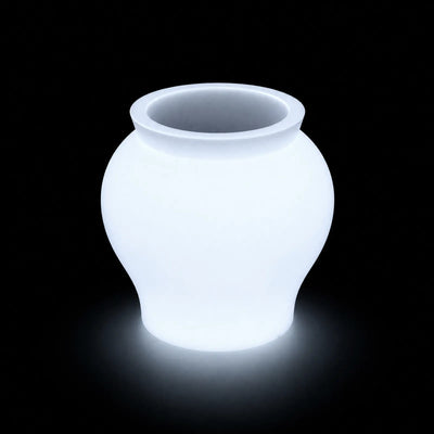 Pot - Venus LED Vondom, éclairé de l'intérieur sur fond noir