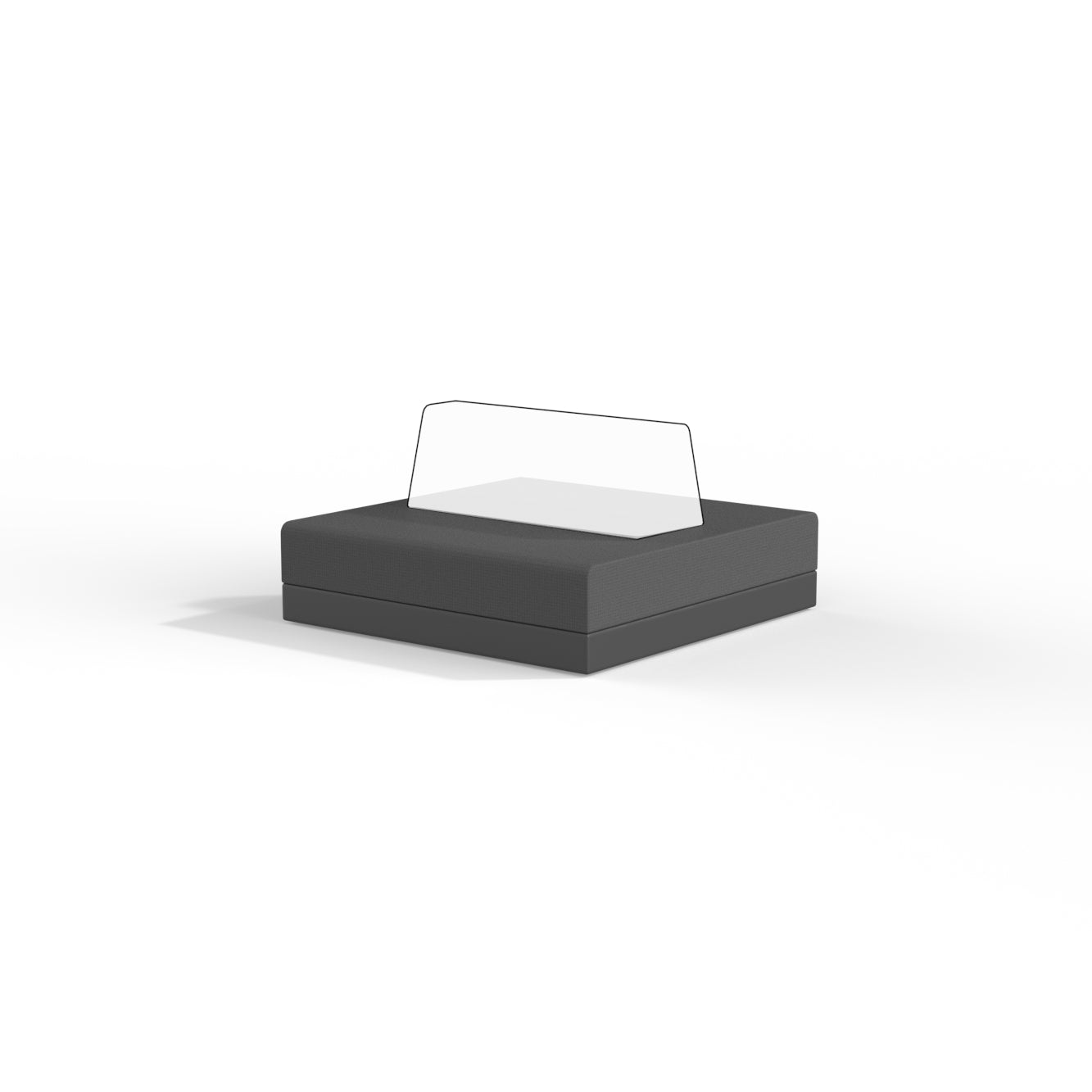 Pouf Bas Carré Taille 100x101x27 cm - Collection Pixel Vondom - 2
