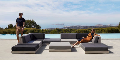 Pouf Bas Carré Taille 100x101x27 cm - Collection Pixel Vondom - 7