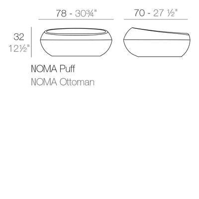 Pouf Collection Noma Vondom
