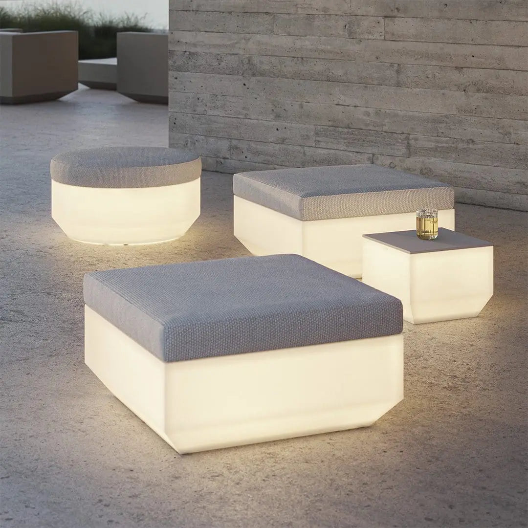 Pouf Collection Vela Rond LED Title Default Title Vondom - 2