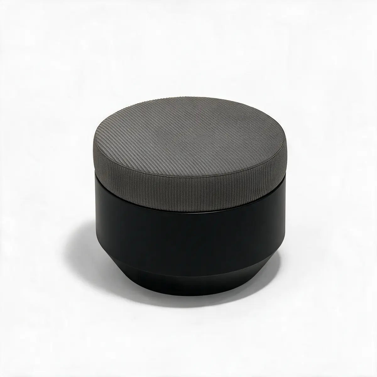 Pouf Collection Vela Rond Taille ⌀60x40 cm Couleur structure Noir Vondom