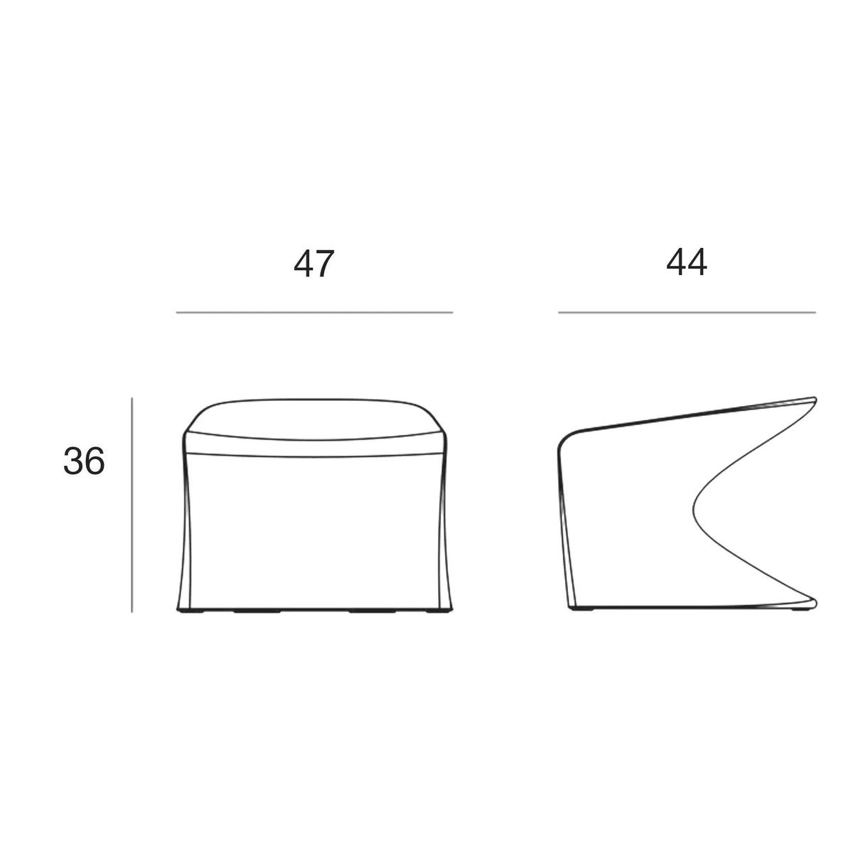 Pouf Collection Wing Lumineux Title Default Title Vondom - 5