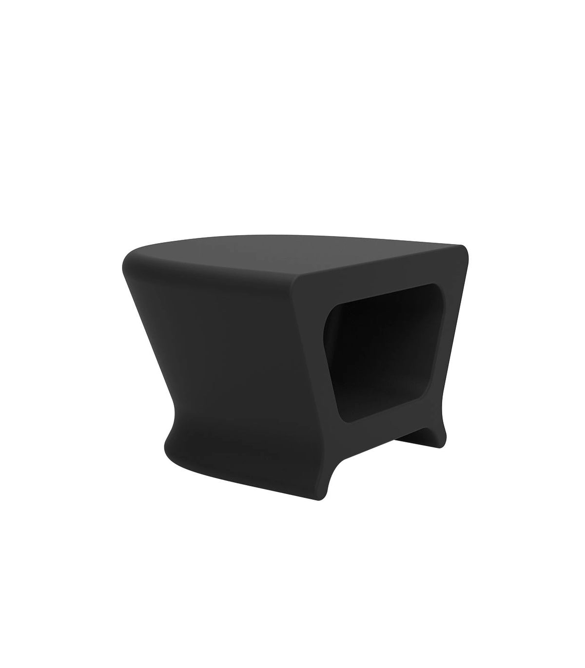 Tabouret Enfant Plastique Design Finition Mate Couleur Noir - Collection PAL Vondom