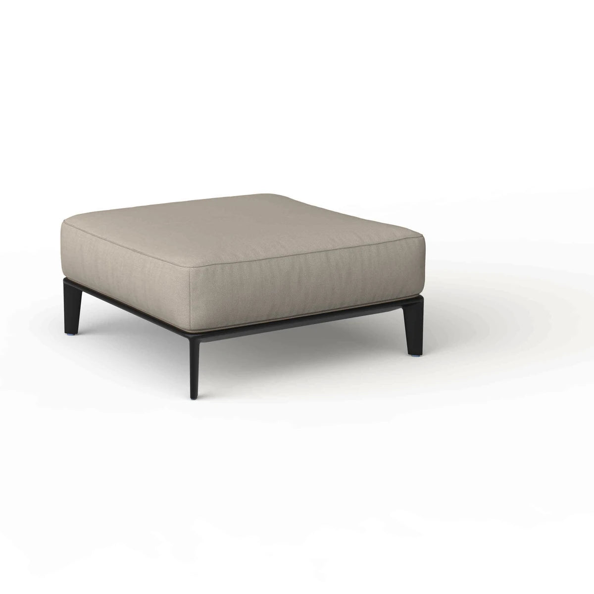 Pouf Extérieur sur Pied Couleur Aluminium noir - Collection Pasadena Vondom