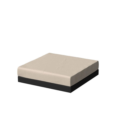 Pouf Bas Carré Taille 100x101x27 cm Couleur structure Noir - Collection Pixel Vondom