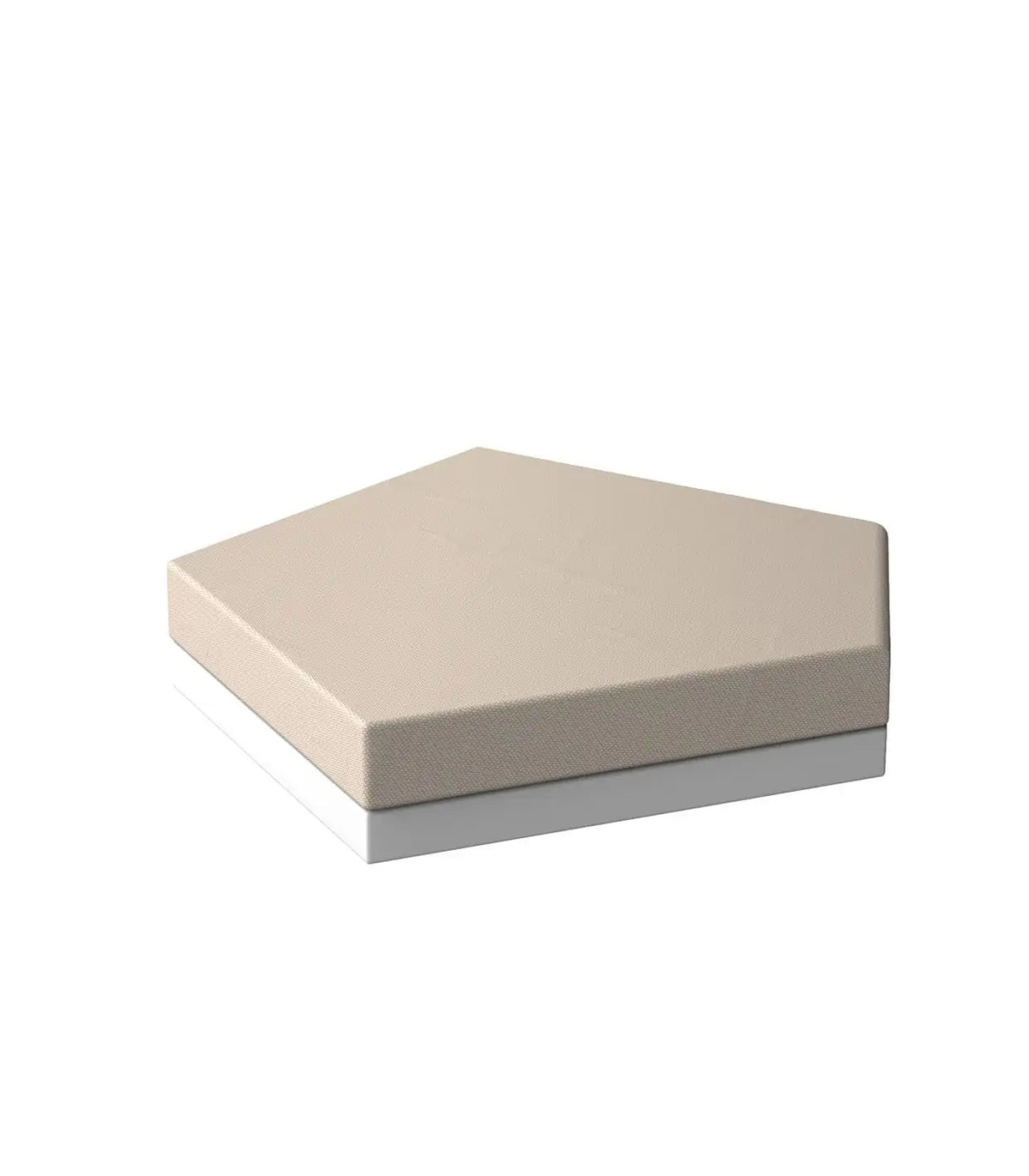 Pouf Pentagone Couleur structure Blanc - Collection Pixel Vondom
